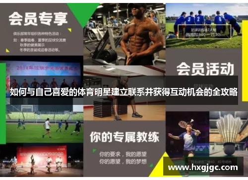 如何与自己喜爱的体育明星建立联系并获得互动机会的全攻略